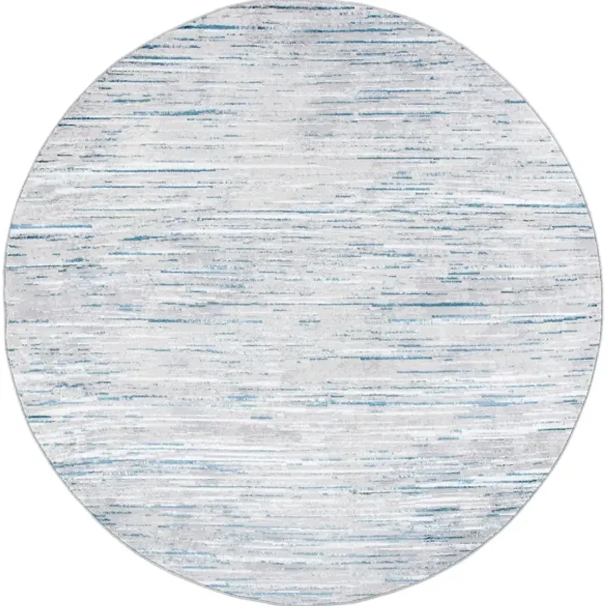 Orchard V Round Rug in Gray & Blue by Safavieh