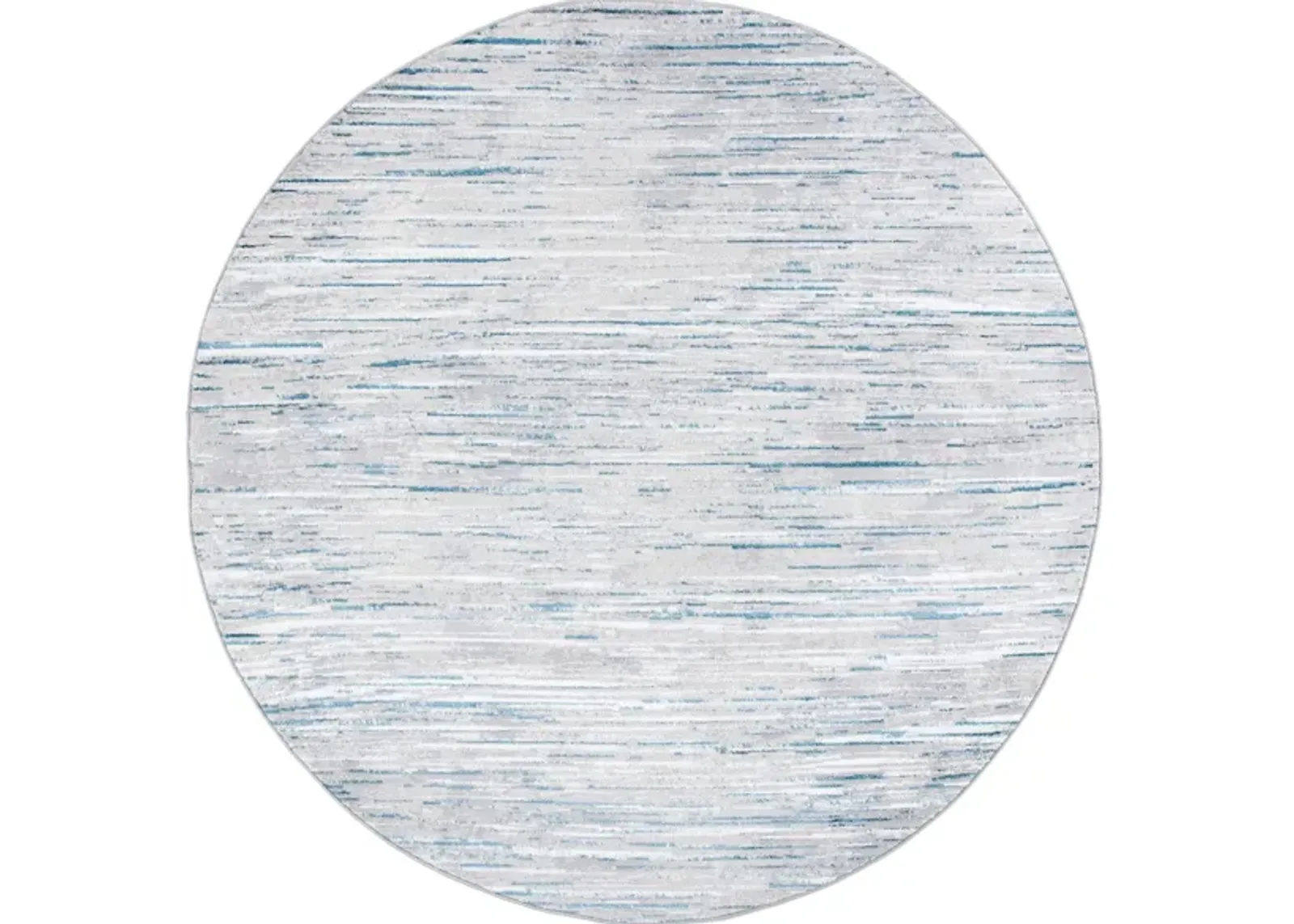 Orchard V Round Rug in Gray & Blue by Safavieh