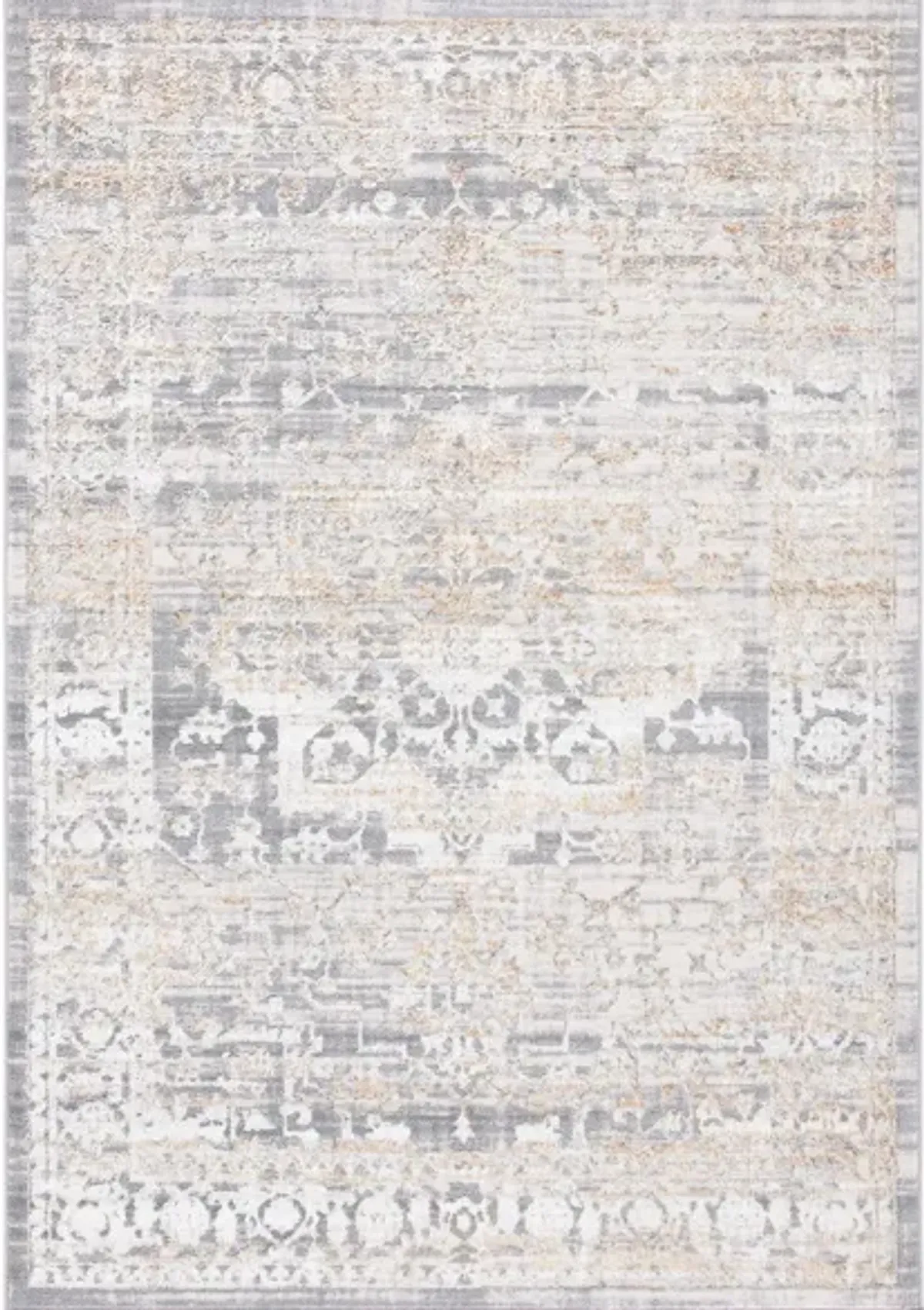 Orchard VII Rug in Gray & Gold by Safavieh