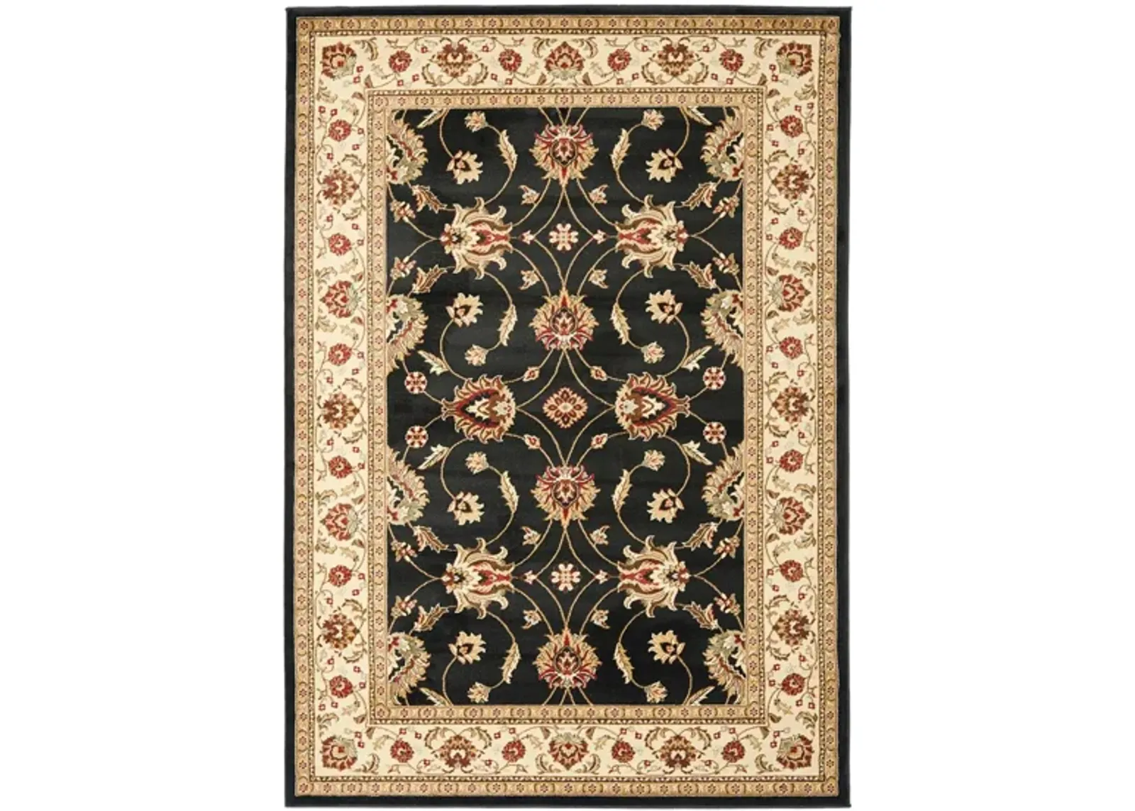 Severn Area Rug in Black / Ivory by Safavieh