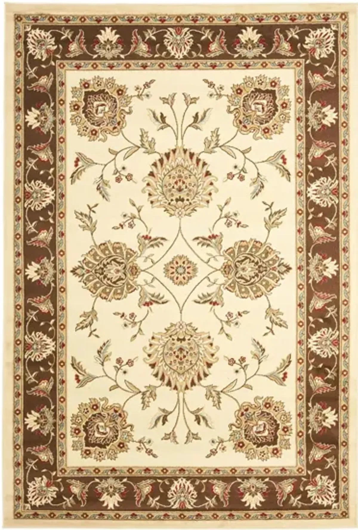 Mersey Area Rug in Ivory / Brown by Safavieh