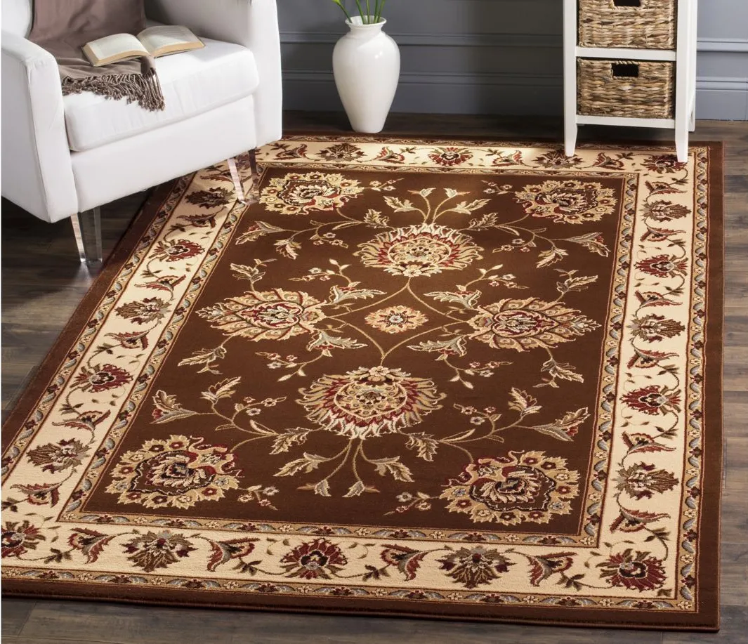 Mersey Area Rug in Brown / Ivory by Safavieh