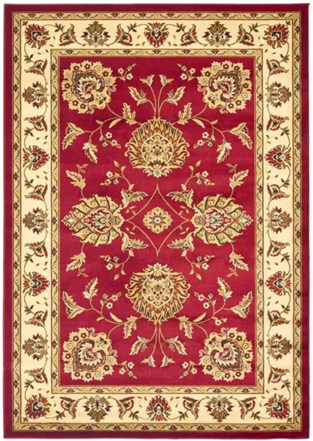 Mersey Area Rug in Red / Ivory by Safavieh