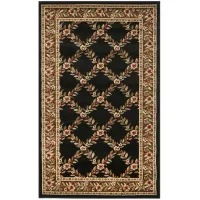 Queensferry Area Rug in Black / Brown by Safavieh