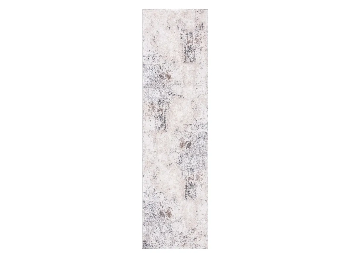 Osbourne Runner Rug in Ivory & Gray by Safavieh