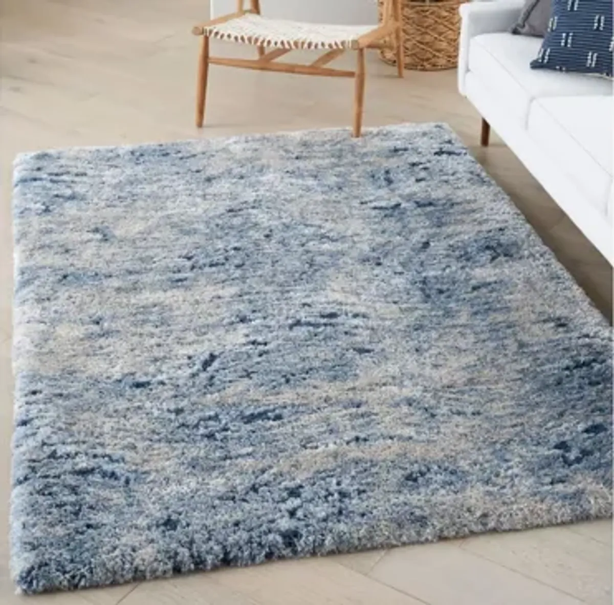 Babylonian Area Rug in Light Blue by Nourison