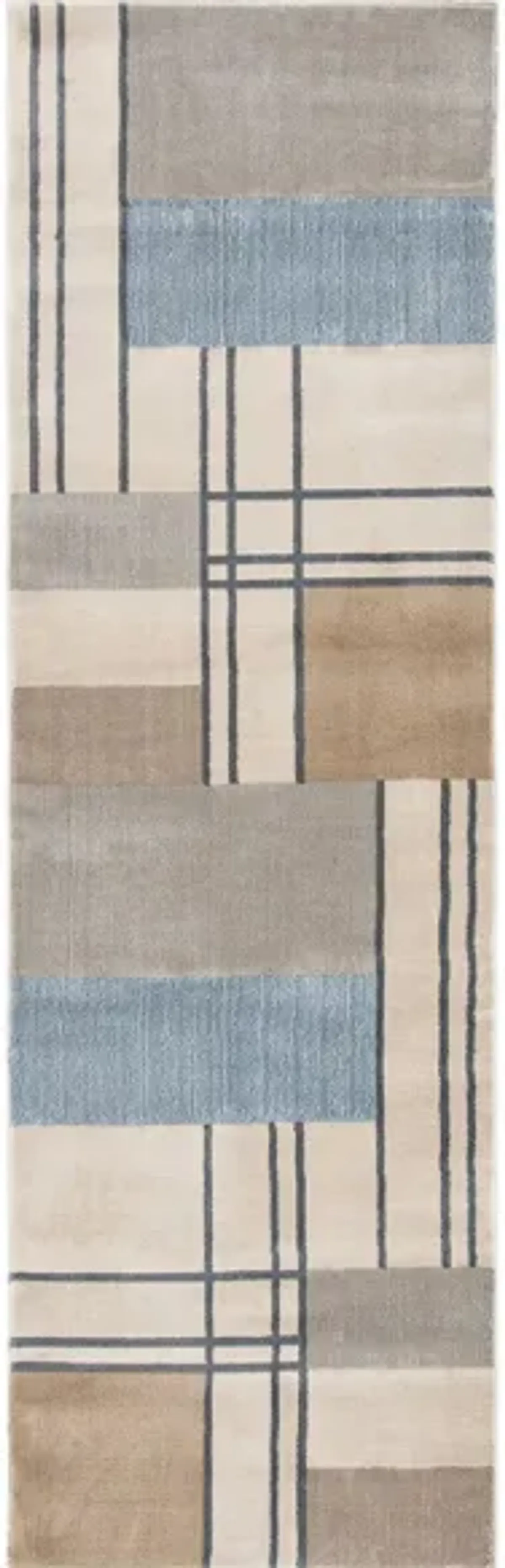 Orianthi Runner Rug in Ivory/Taupe by Safavieh