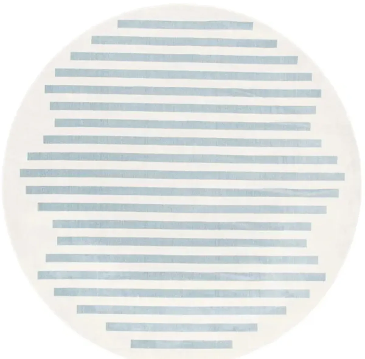 Ornelle Round Area Rug in Ivory/Blue by Safavieh