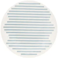 Ornelle Round Area Rug in Ivory/Blue by Safavieh