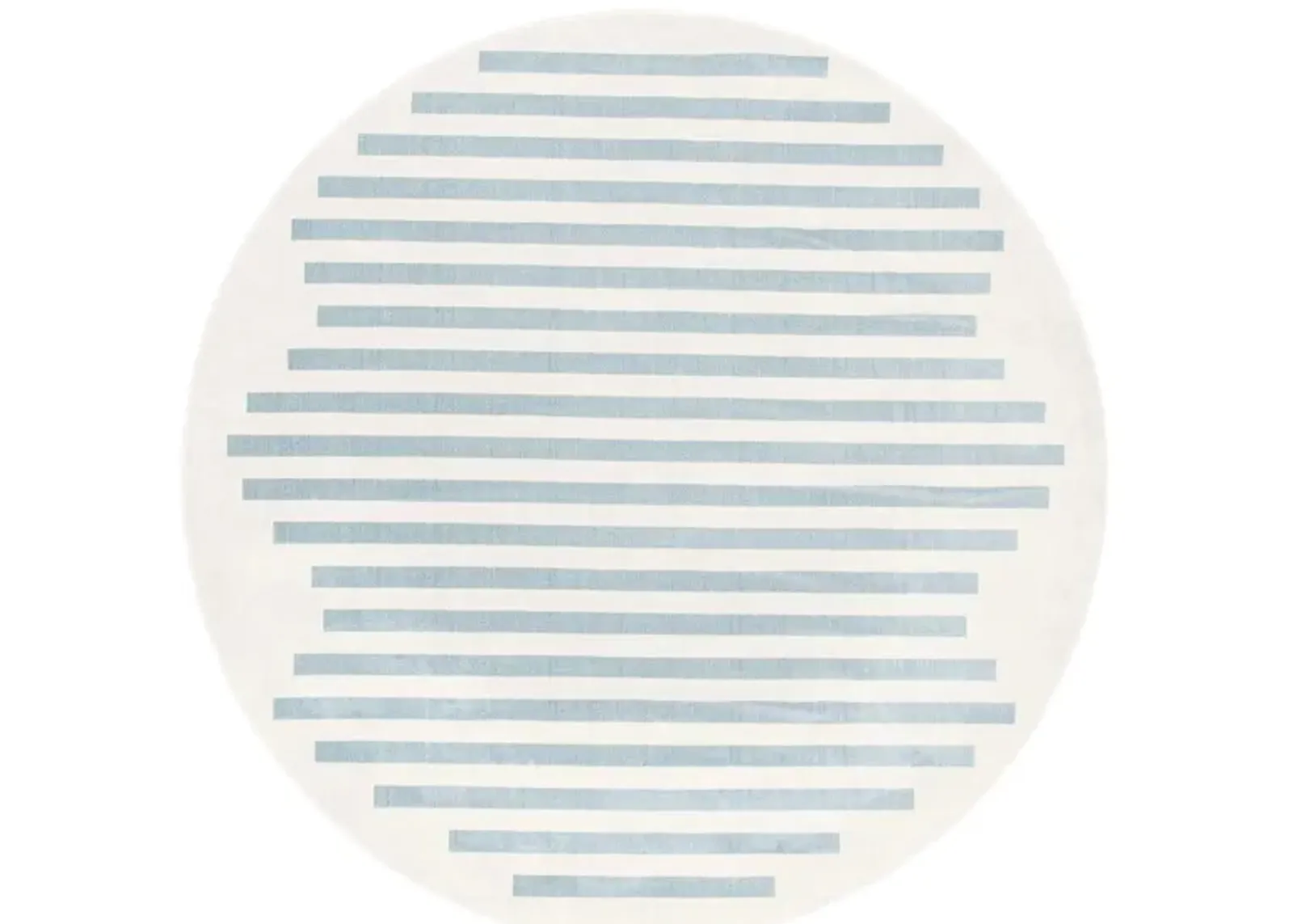 Ornelle Round Area Rug in Ivory/Blue by Safavieh