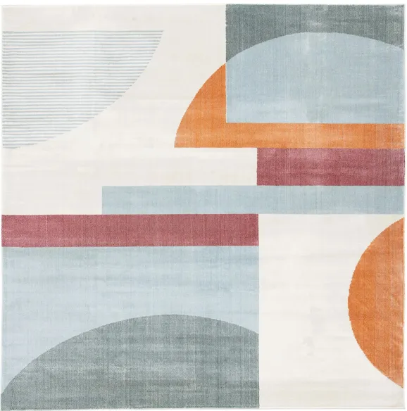 Oleen Area Rug in Ivory/Blue by Safavieh