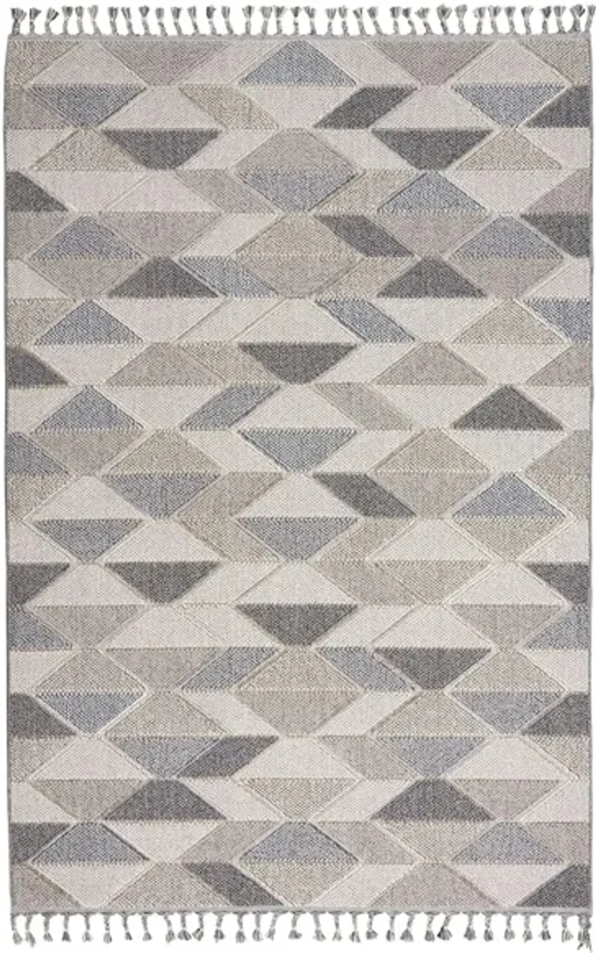 Elwood Area Rug in Grey/Charcoal by Nourison