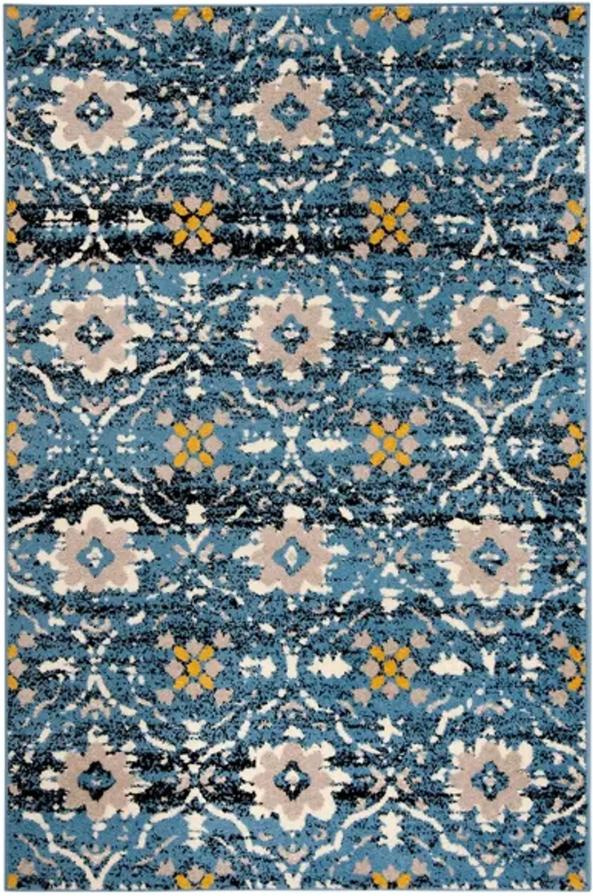 Jutland Area Rug in Blue / Cream by Safavieh