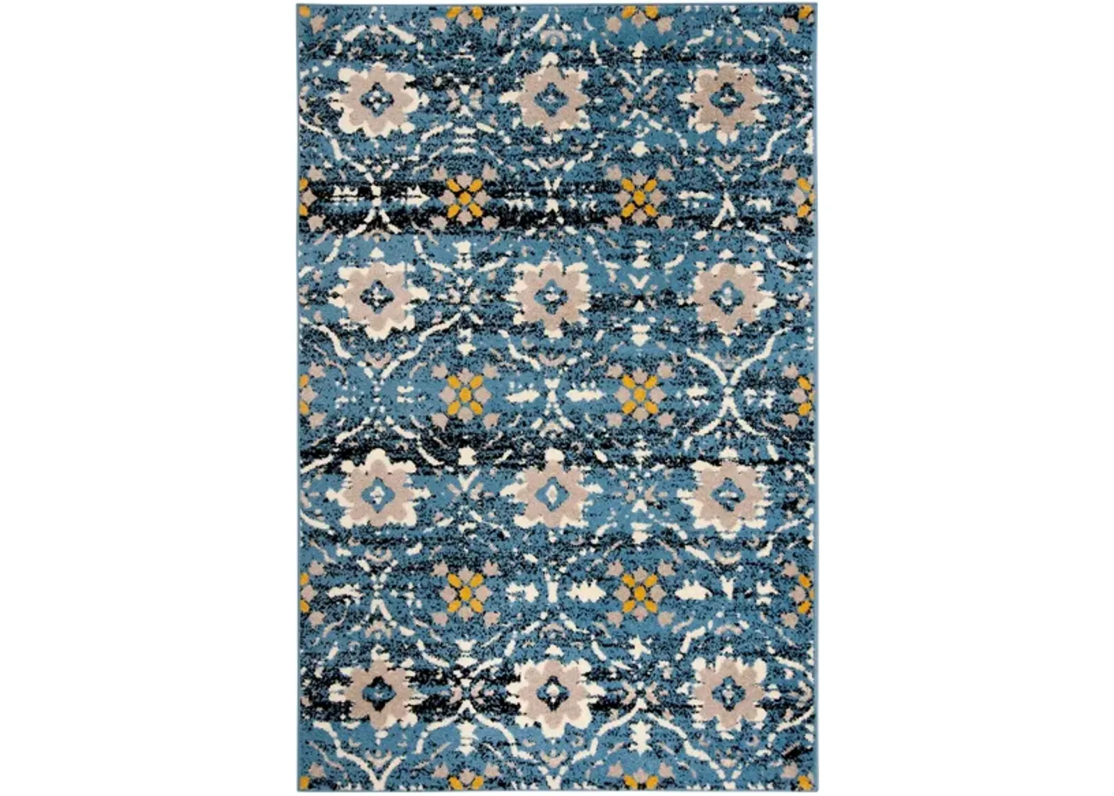 Jutland Area Rug in Blue / Cream by Safavieh