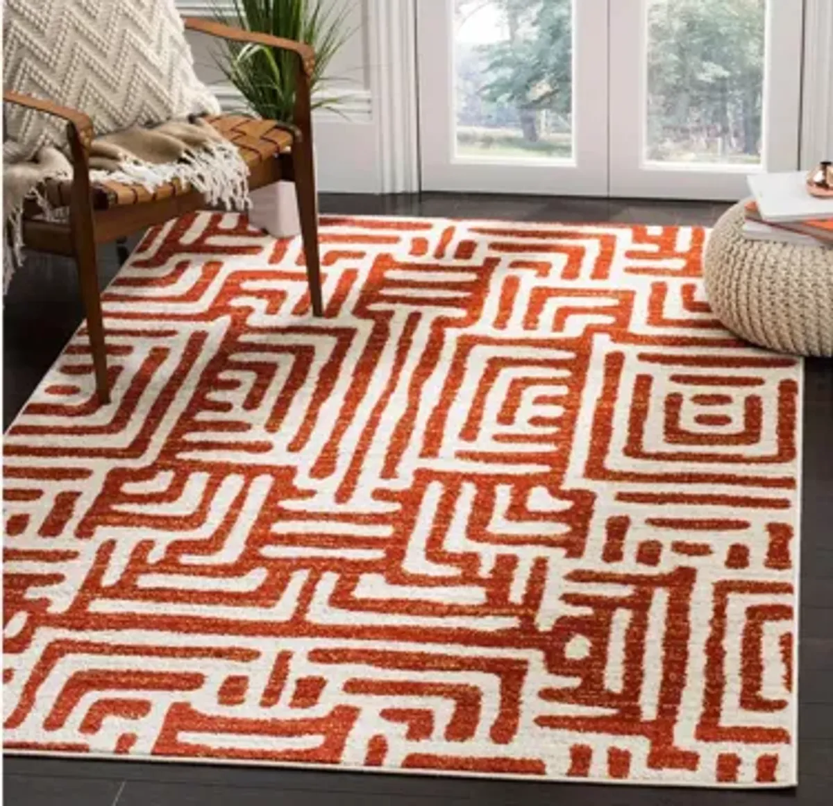 Rhine Red Area Rug