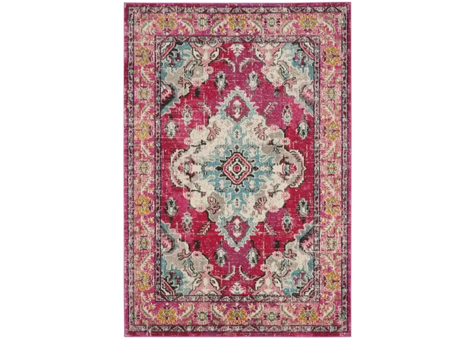 Monaco Area Rug in Pink/Multi by Safavieh