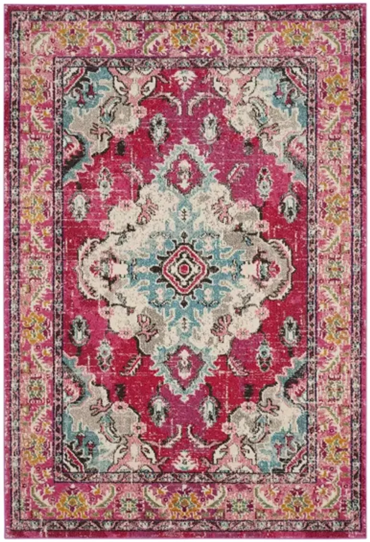 Monaco Area Rug in Pink/Multi by Safavieh