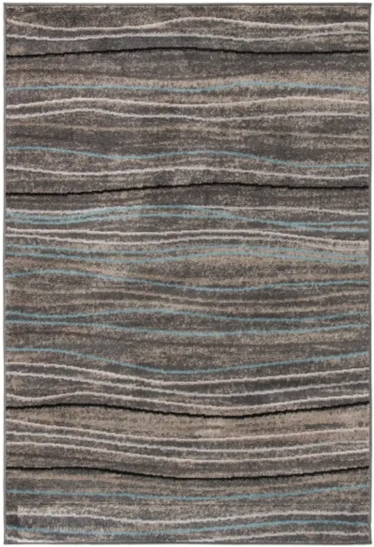 North Sea Silver Area Rug in Silver / Beige by Safavieh