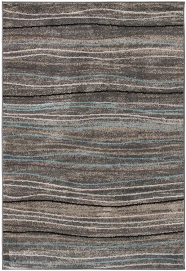 North Sea Silver Area Rug