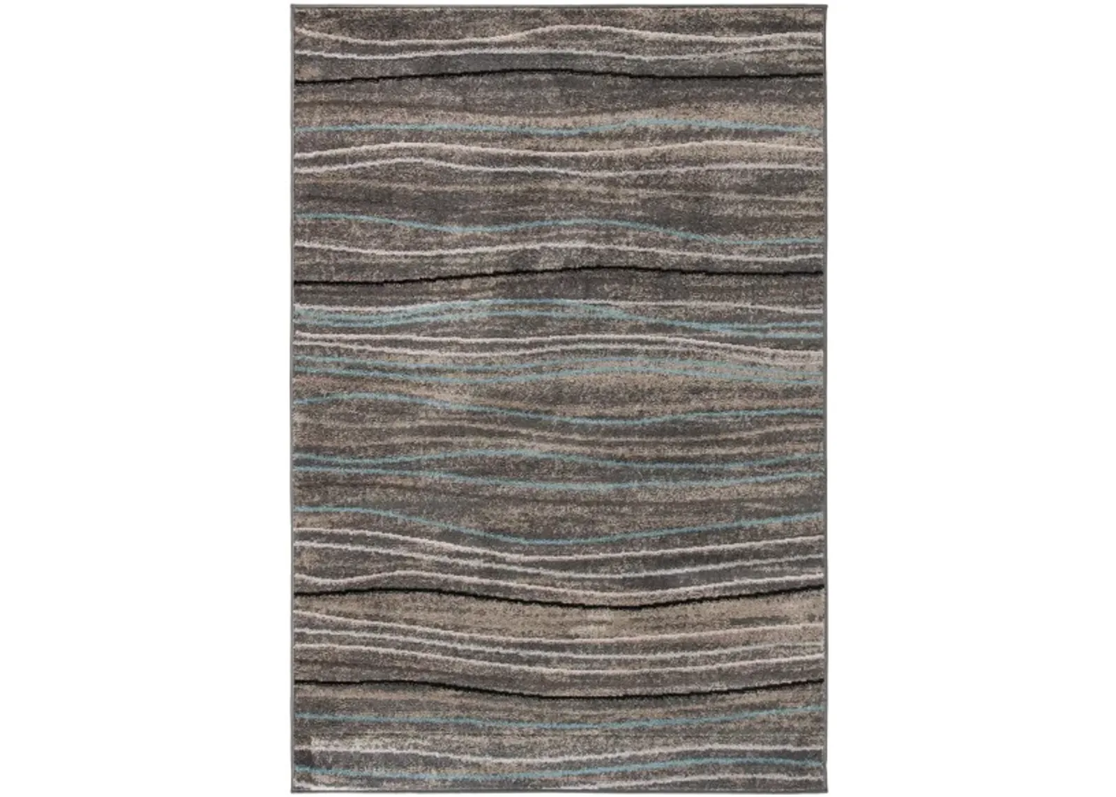 North Sea Silver Area Rug in Silver / Beige by Safavieh