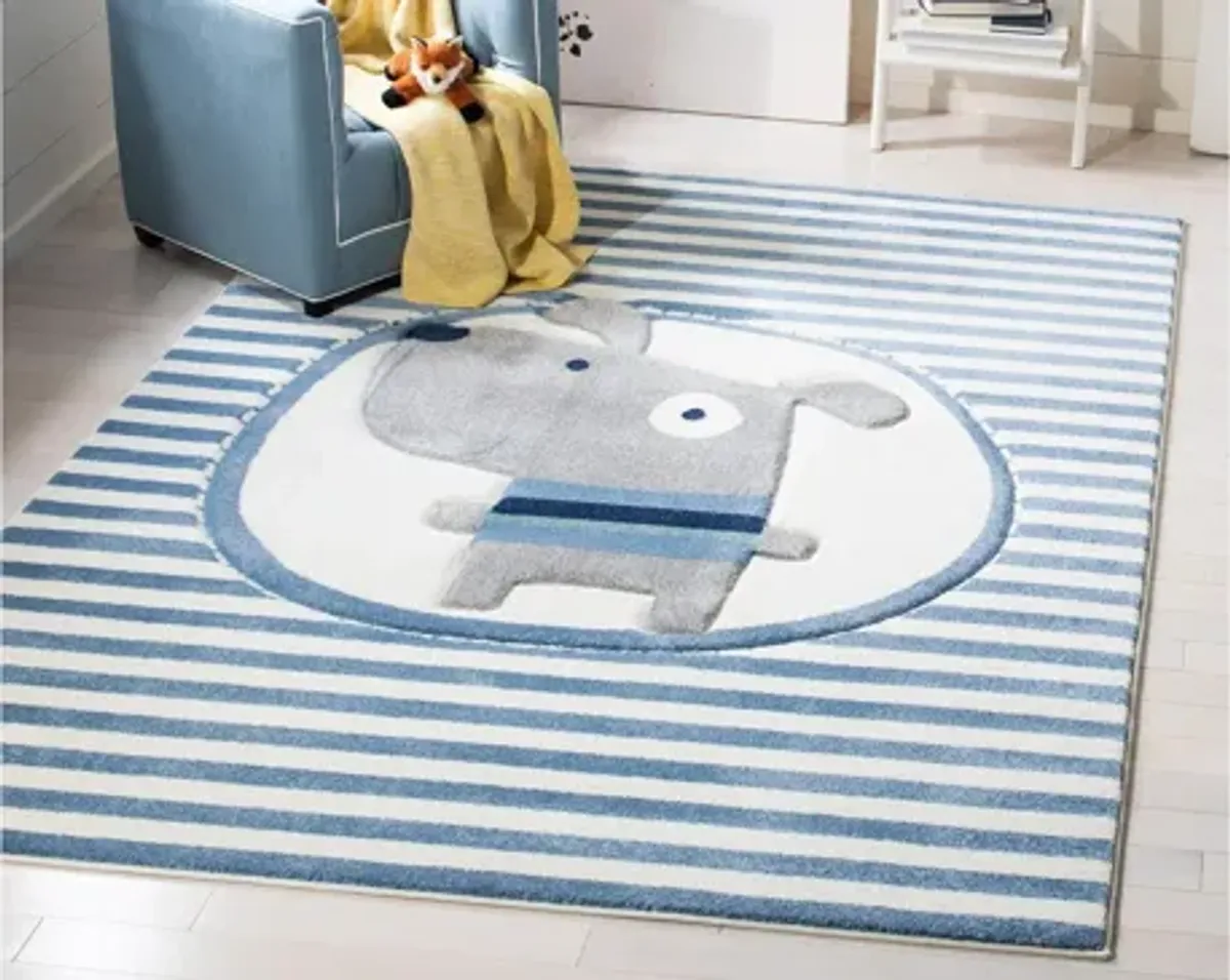 Carousel Puppy Kids Area Rug