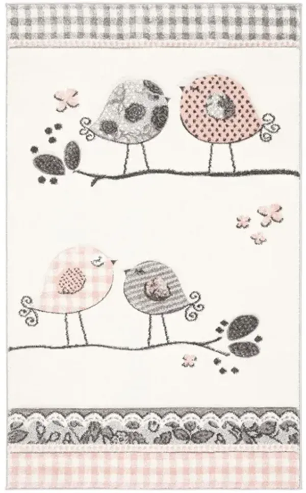 Carousel Birds Kids Area Rug