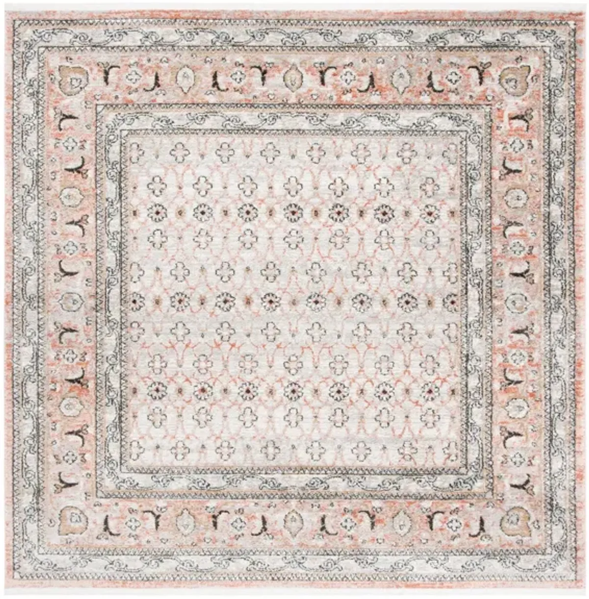 Shivan Area Rug in Gray / Rose by Safavieh