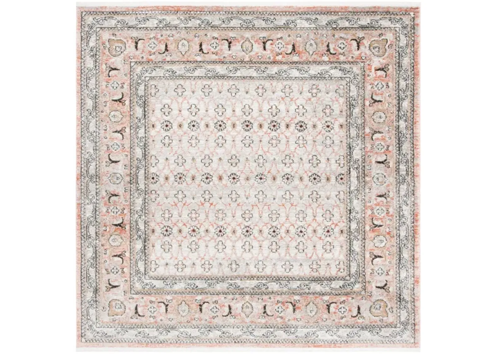 Shivan Area Rug in Gray / Rose by Safavieh