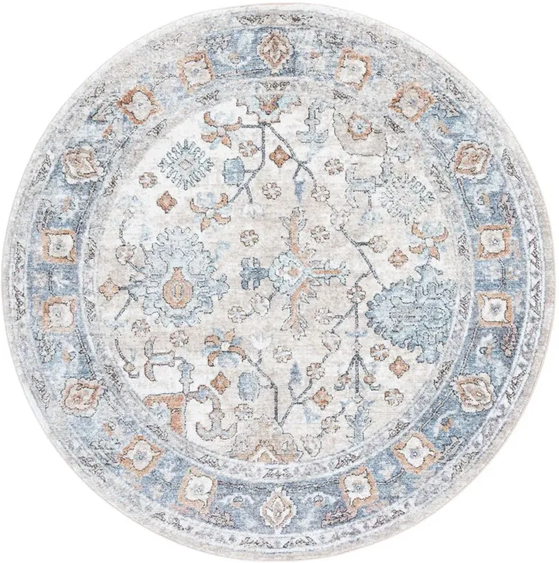 Jasmine Area Rug in Ivory & Blue by Safavieh