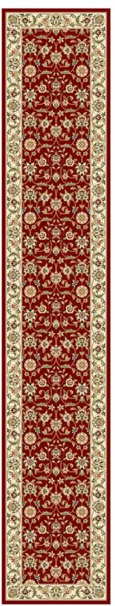 Wimbledon Runner Rug in Red / Ivory by Safavieh