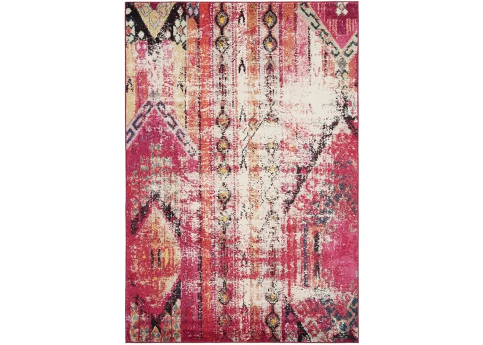 Monaco Area Rug in Magenta/Multi by Safavieh