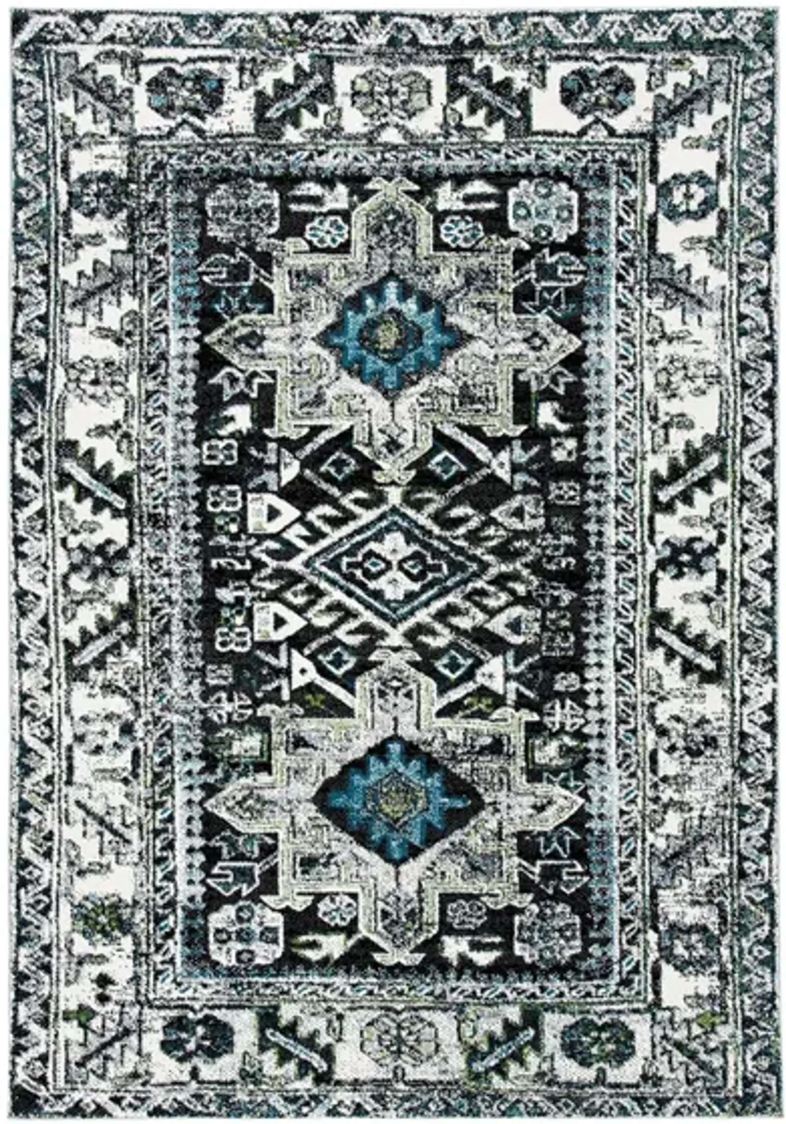 Darius Dark Grey Area Rug