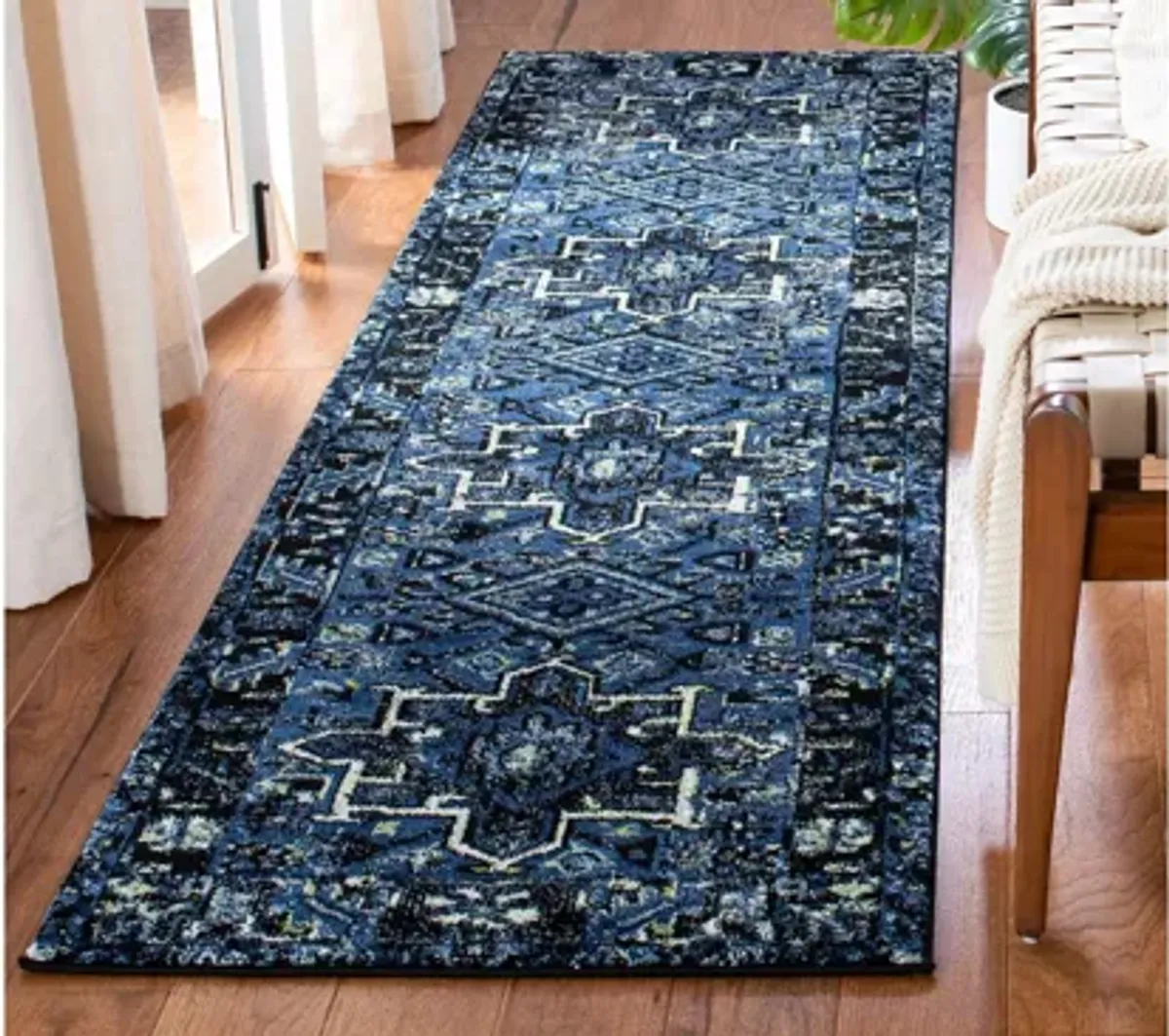 Darius Blue Runner Rug