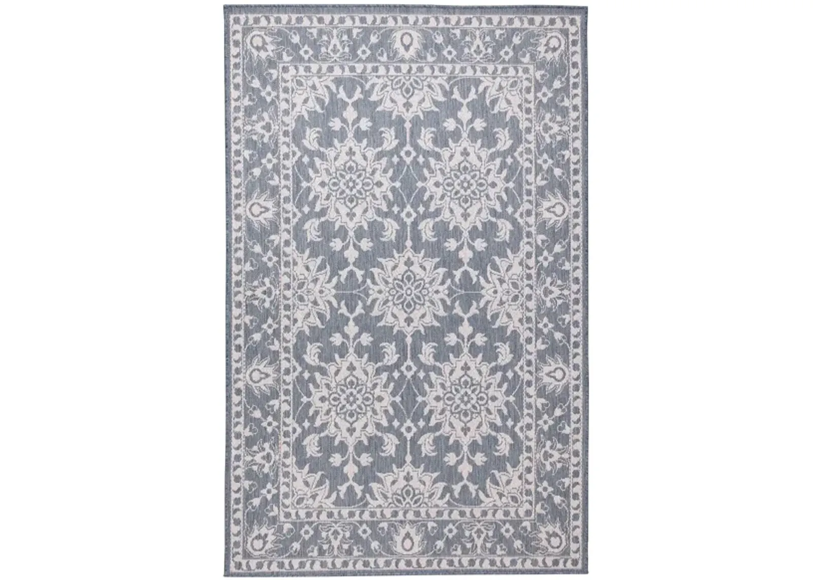 Liora Manne Malibu Kashan Indoor/Outdoor Area Rug in Slate by Trans-Ocean Import Co Inc