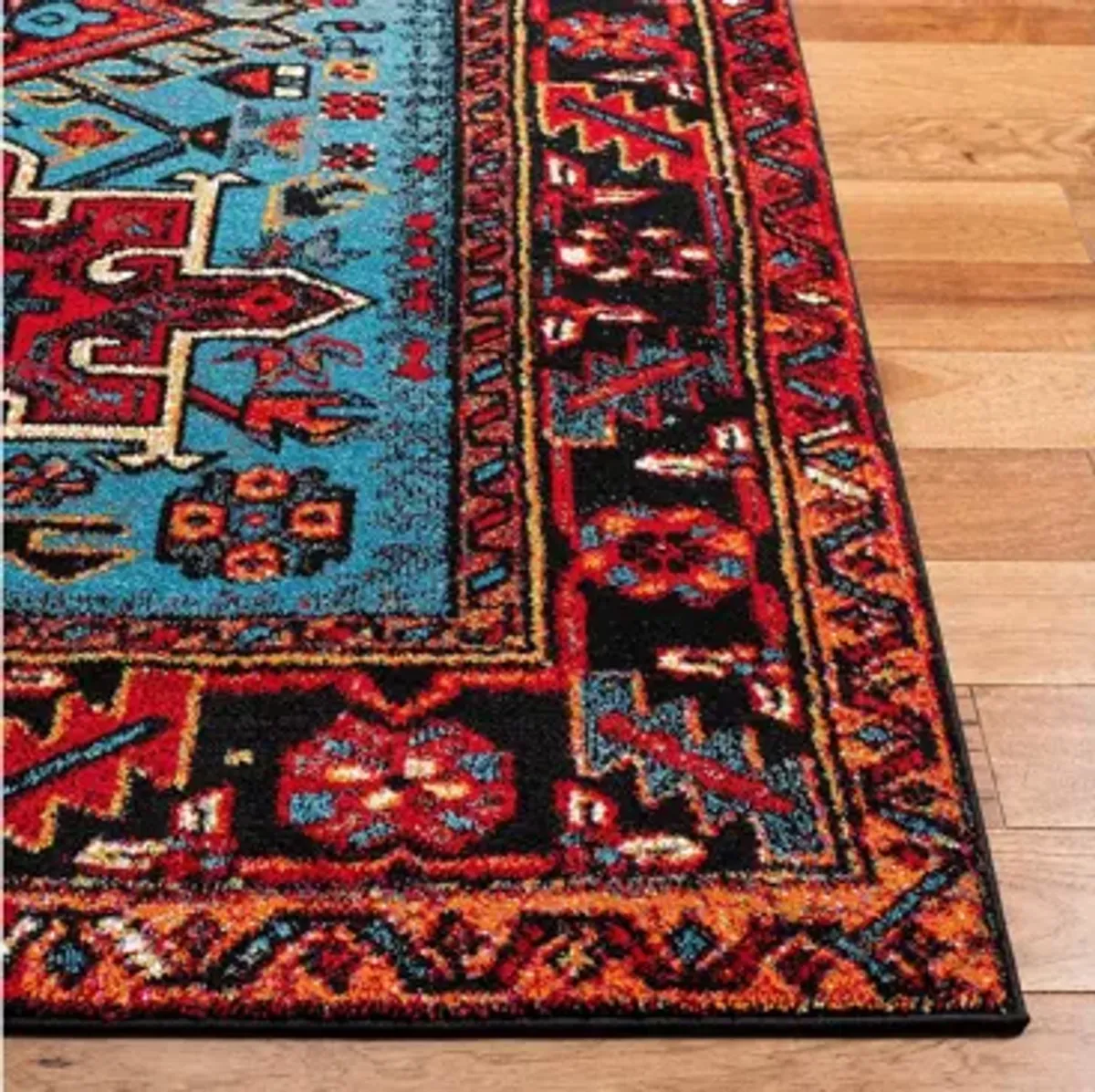 Darius Red Area Rug