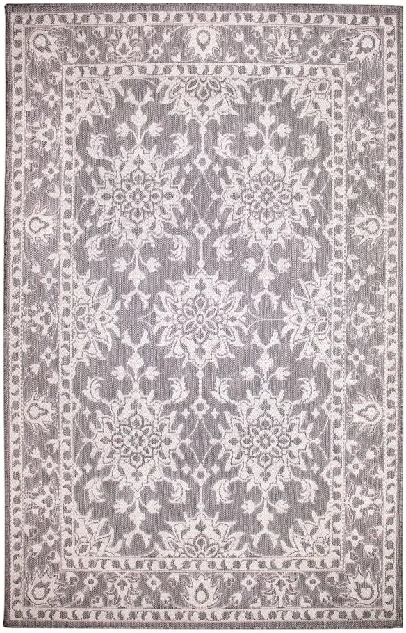 Liora Manne Malibu Kashan Indoor/Outdoor Area Rug in Silver by Trans-Ocean Import Co Inc