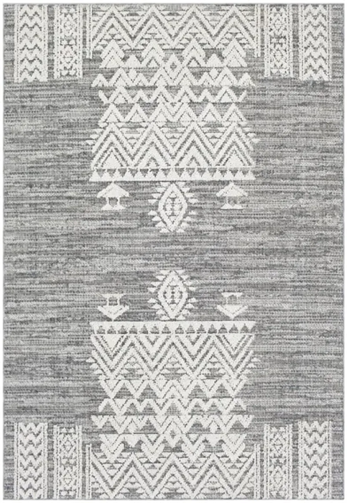 Ariana Indoor/Outdoor Area Rug in Gray/White/Taupe by Surya