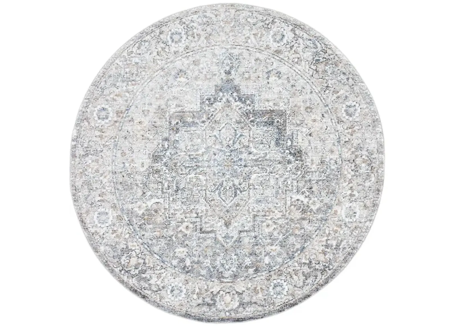 Jasmine Area Rug in Gray & Blue by Safavieh