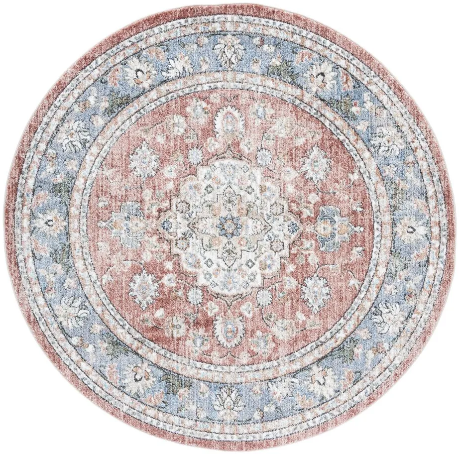 Jasmine Area Rug in Rust & Blue by Safavieh