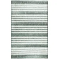 Liora Manne Malibu Faded Stripe Indoor/Outdoor Area Rug in Green by Trans-Ocean Import Co Inc