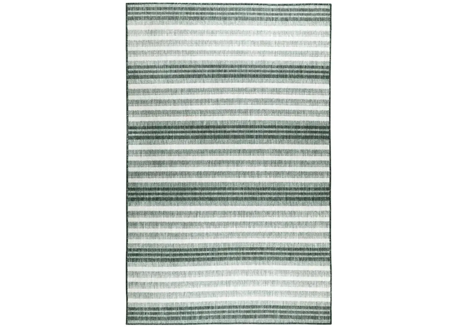 Liora Manne Malibu Faded Stripe Indoor/Outdoor Area Rug in Green by Trans-Ocean Import Co Inc