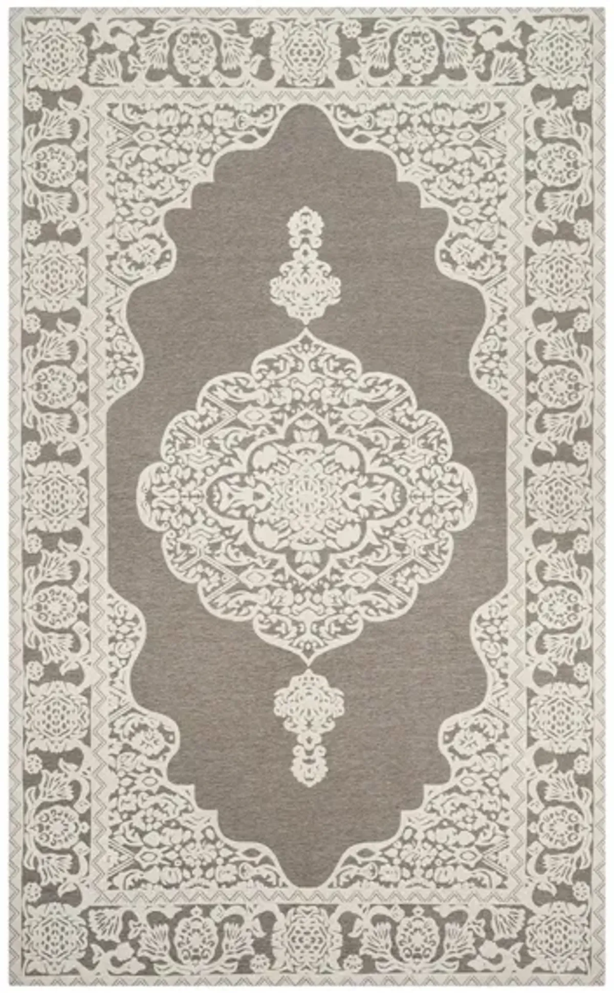 Marbella III Area Rug in Light Grey/Ivory by Safavieh