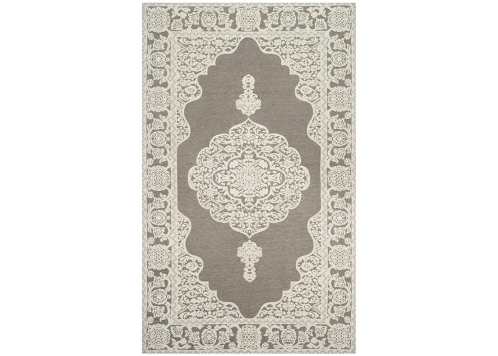 Marbella III Area Rug in Light Grey/Ivory by Safavieh