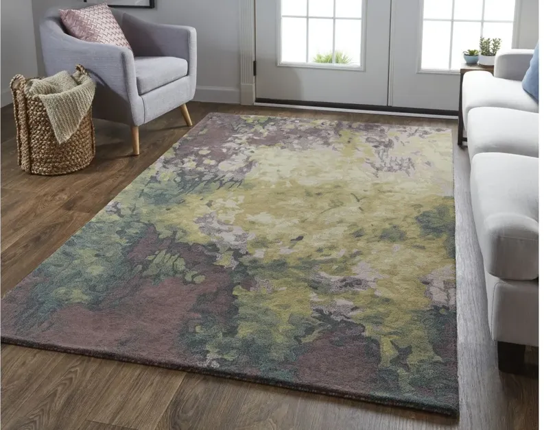 Amira Area Rug in Eggplant by Feizy