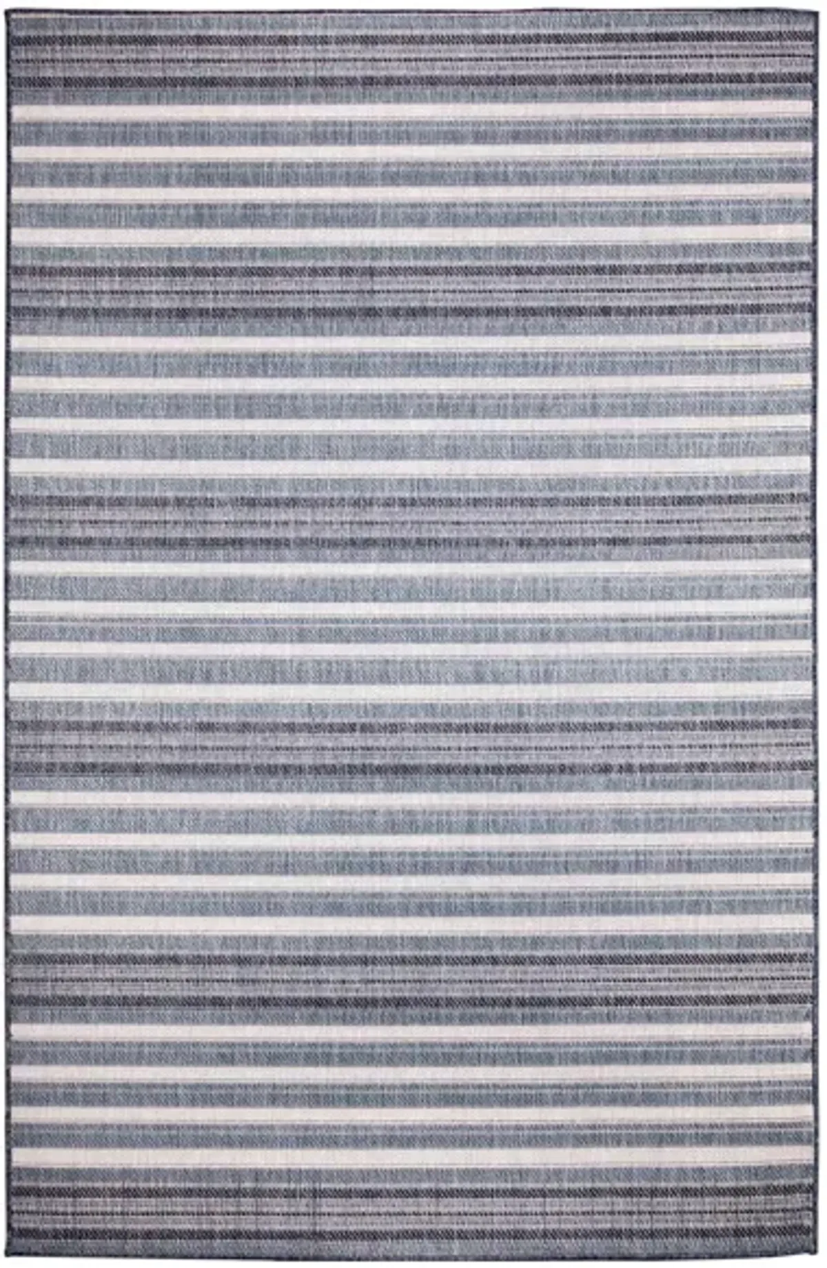 Liora Manne Malibu Faded Stripe Indoor/Outdoor Area Rug in Navy by Trans-Ocean Import Co Inc