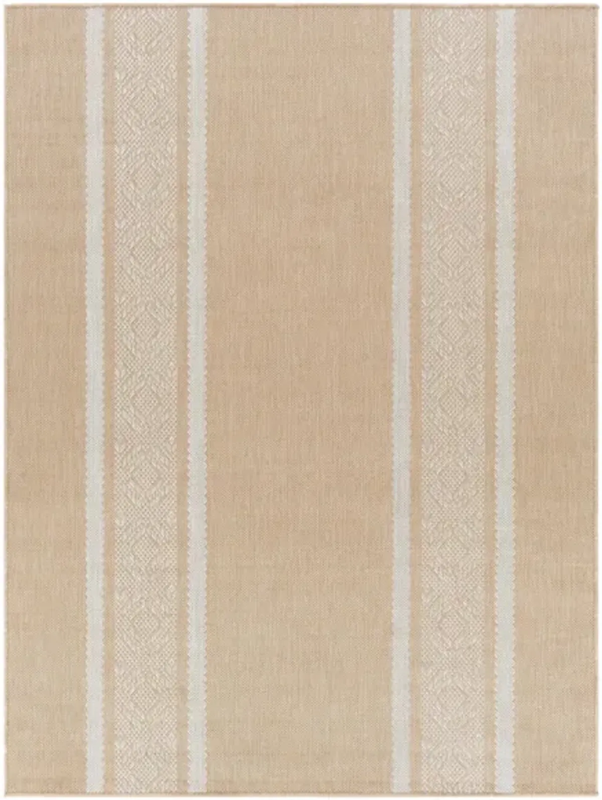 Malibu Parallel Indoor/Outdoor Area Rug in Tan, Beige by Surya