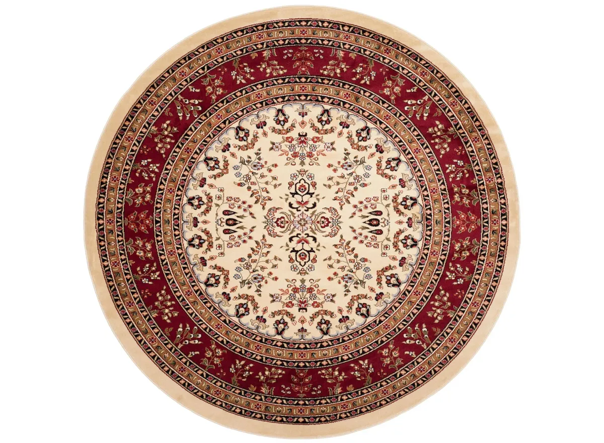 Anglia Area Rug in Ivory / Red by Safavieh