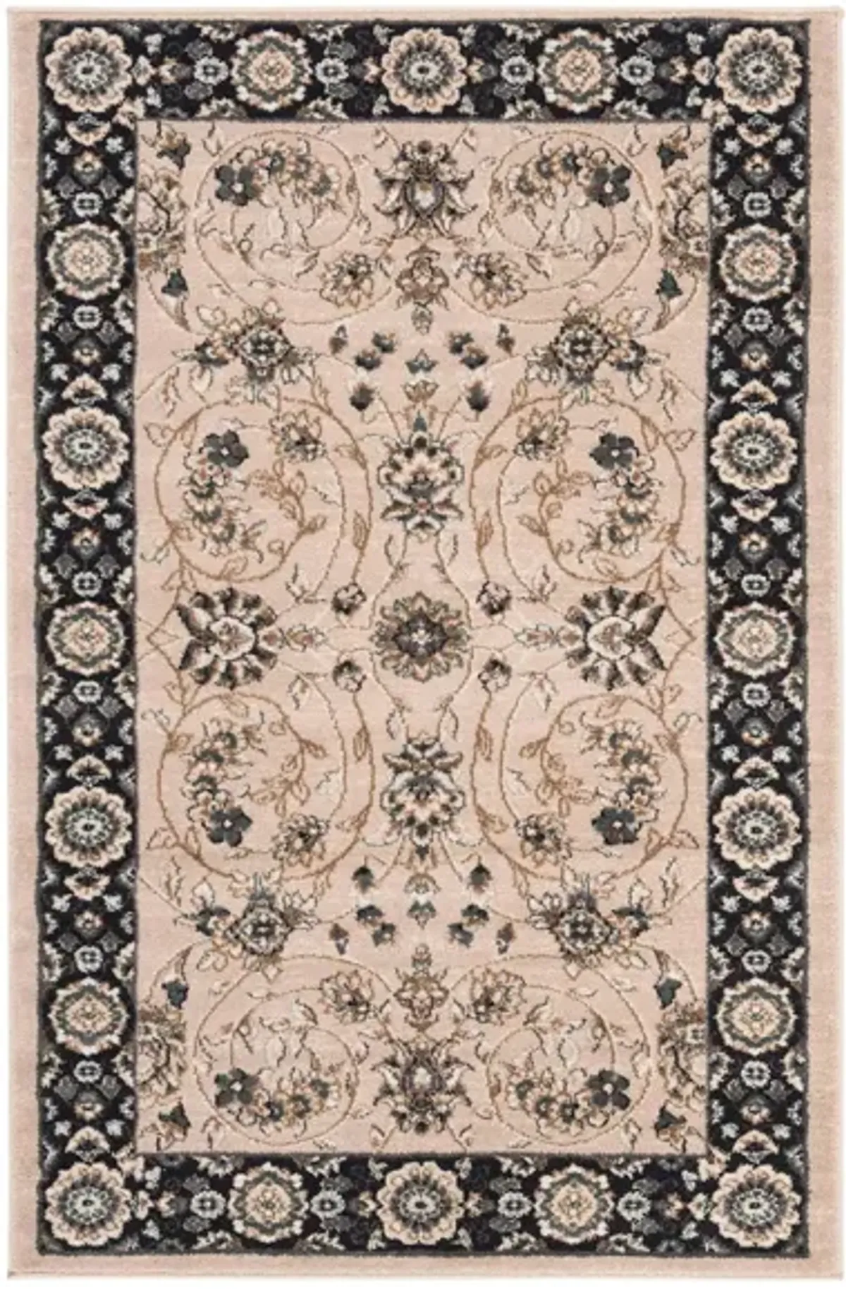 Charnwood Area Rug in Light Beige / Anthracite by Safavieh