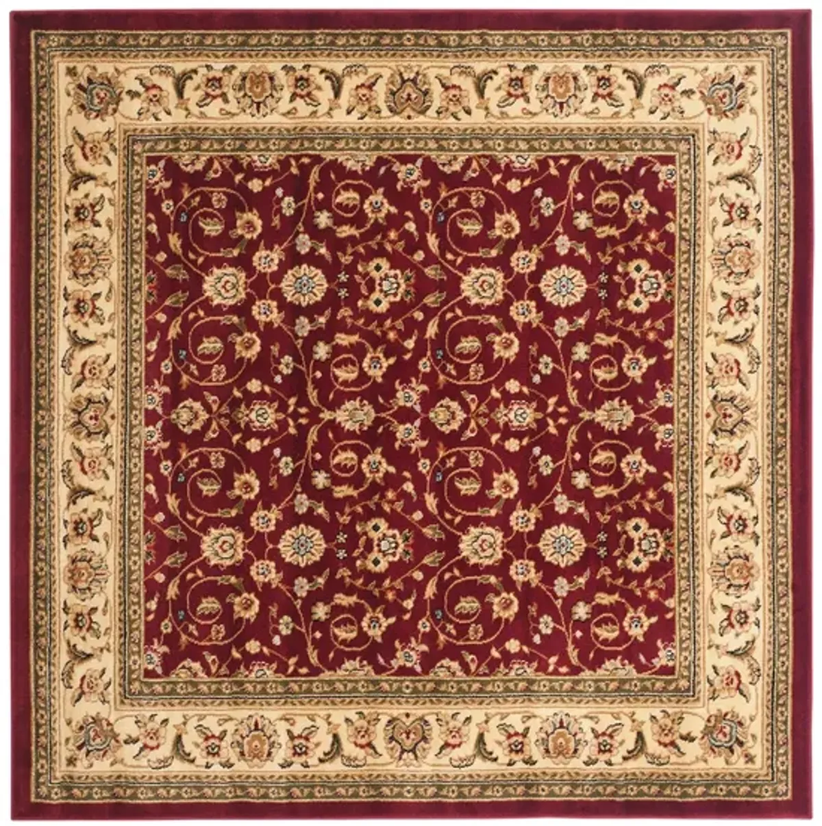 Wimbledon Area Rug in Red / Ivory by Safavieh