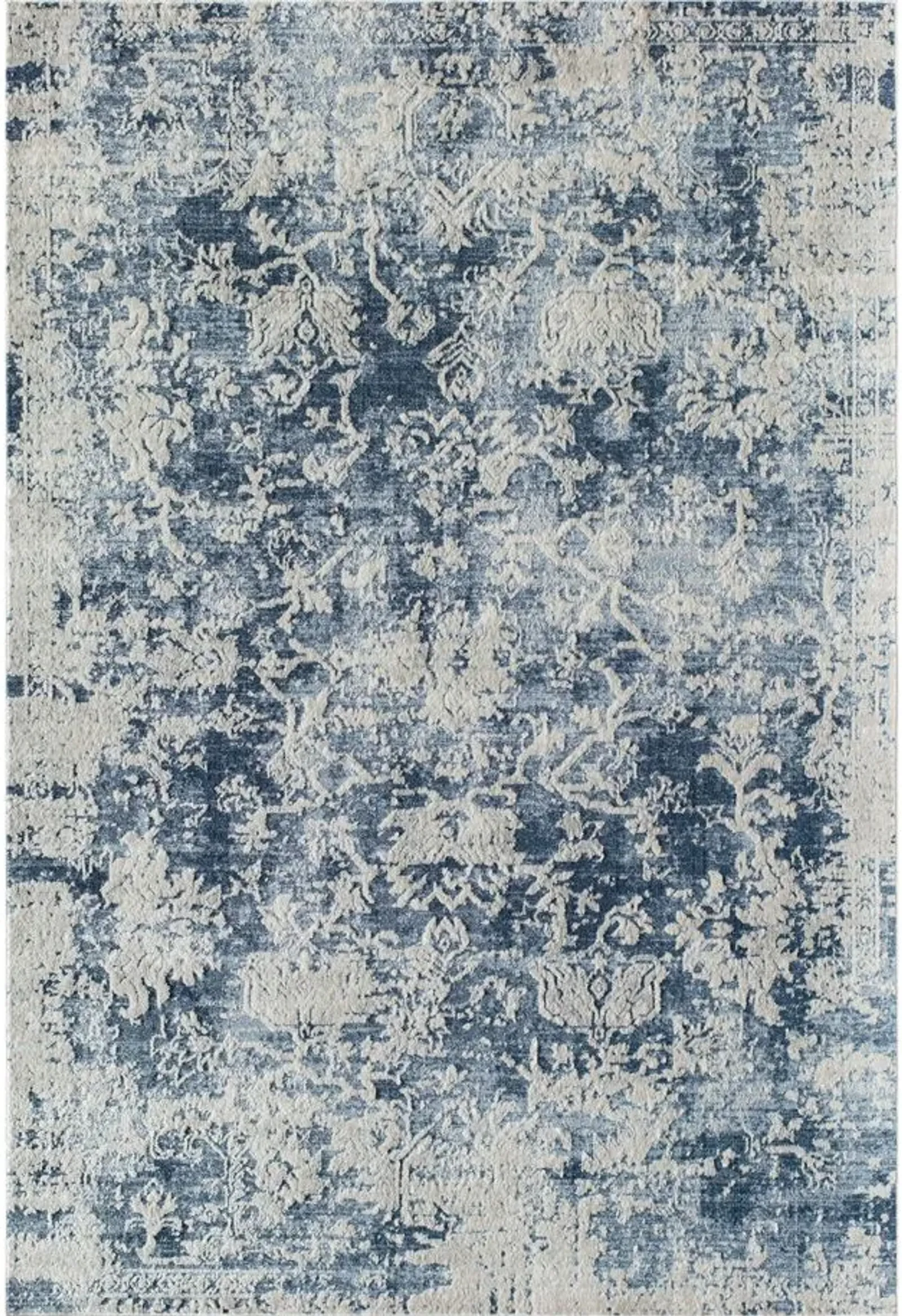 Preston Monterey Blue Rug in Blue by Rugs America